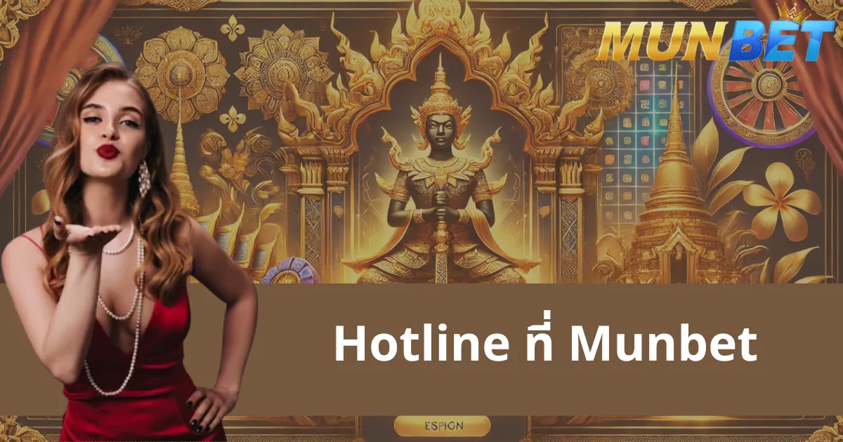 Hotline Munbet ชนะได้ง่ายแค่ปลายนิ้ว